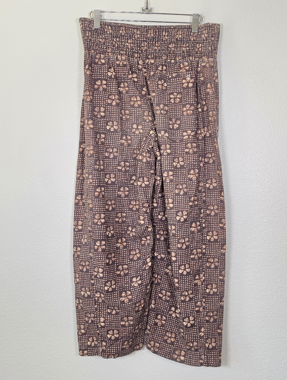 Pilcro Brown Printed Wide-Leg Pants - Picture 4 of 7